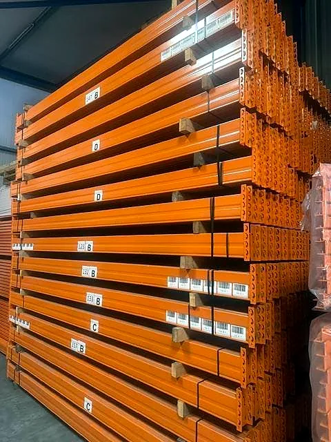 Stapel oranje liggers